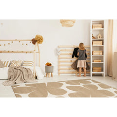 AFK LIVING Soft Rug With Blossom Relief Patterns