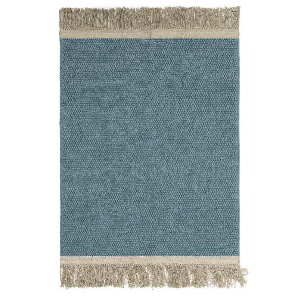 AFK LIVING Jute Rug Bubbles Blue