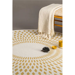 AFK LIVING Round Rug Illusion