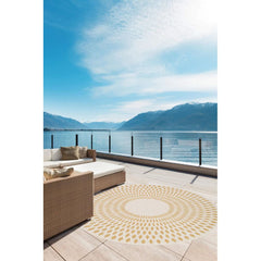 AFK LIVING Round Rug Illusion