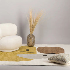 AFK LIVING Rug Collage Yellow