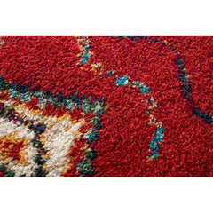 AFK LIVING Rug Native Ethnic Red