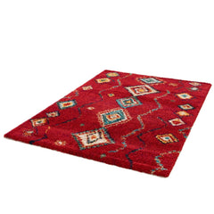 AFK LIVING Rug Native Ethnic Red