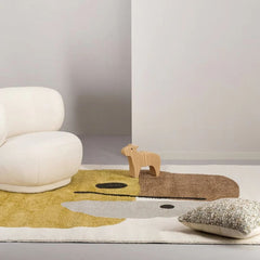 AFK LIVING Rug Collage Yellow