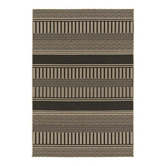 AFK LIVING Rug Indoor Outdoor Maasai Black
