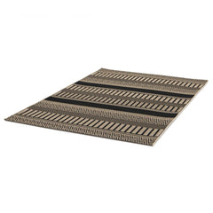 AFK LIVING Rug Indoor Outdoor Maasai Black