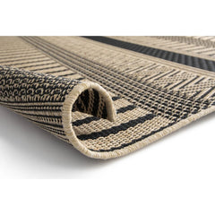 AFK LIVING Rug Indoor Outdoor Maasai Black
