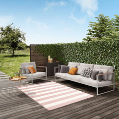 AFK LIVING Rug Indoor Outdoor Mykonos Pink