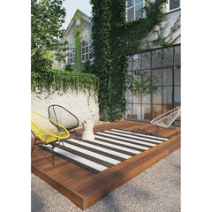 AFK LIVING Rug Indoor Outdoor Mykonos Black
