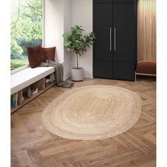 AFK LIVING Oval Rug Jute Natura 190cm