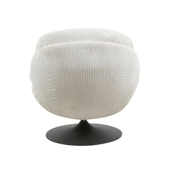 ZAGO Swivel Armchair Topi Corduroy Fabric