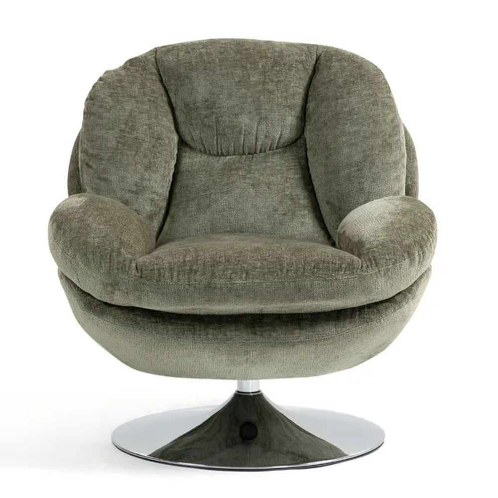 ZAGO Swivel Armchair Topi Fabric
