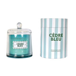 OPJET PARIS Small Bell Candle Trattoria Blue Cedar 13cm