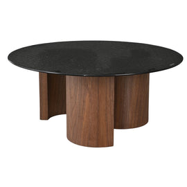 ZAGO Coffee Table Triskell Smocked Glass 80cm