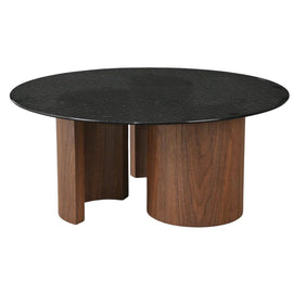 ZAGO Coffee Table Triskell Smocked Glass 80cm