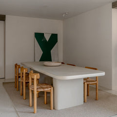 FURNIFIED Dining Table Tully Latte