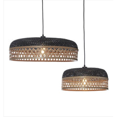 GOOD&MOJO Set of 2 Hanging Lamp Ubud Bamboo
