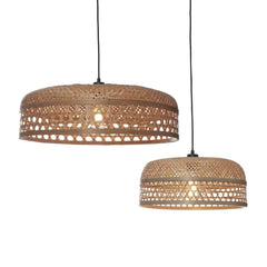 GOOD&MOJO Set of 2 Hanging Lamp Ubud Bamboo