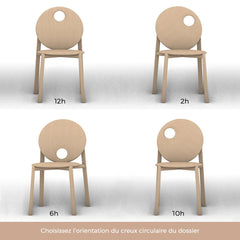 DRUGEOT Chair Helio 6am Upholstered Fabric