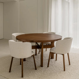 FURNIFIED Dining Table Victor 140cm