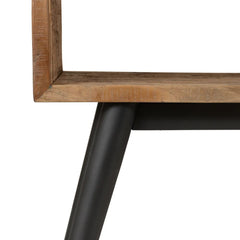 ZAGO Console Table Woody Teak Metal 115cm