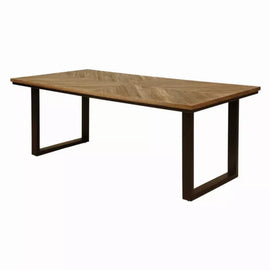 ZAGO Woody Recycled Teak Dining Table 200cm