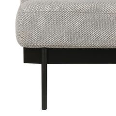 ZAGO Armchair Yoko Corduroy Light Grey Fabric