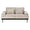 ZAGO 2-Seater Sofa Yoko Corduroy Fabric Beige