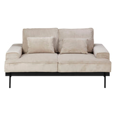 ZAGO 2-Seater Sofa Yoko Corduroy Fabric Beige