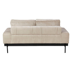 ZAGO 2-Seater Sofa Yoko Corduroy Fabric Beige