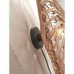 GOOD&MOJO Wall Lamp Zanzibar Rattan 40cm