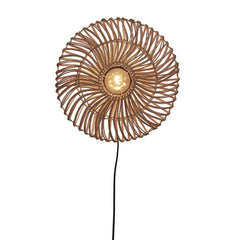 GOOD&MOJO Wall Lamp Zanzibar Rattan 40cm