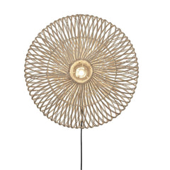 GOOD&MOJO Wall Lamp Zanzibar Rattan 55cm