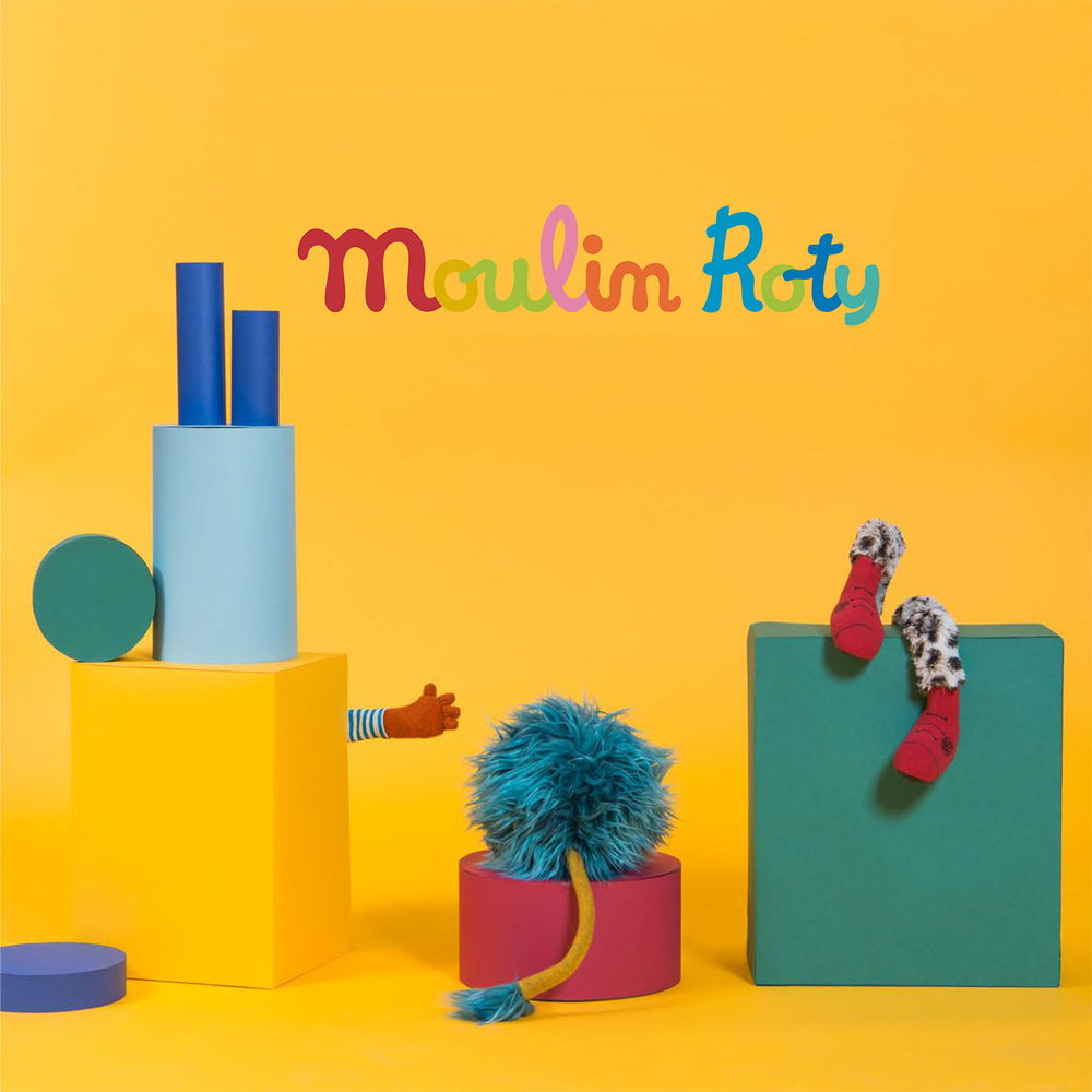 MOULIN ROTY Pull along activity train "Dans la jungle ...