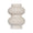 OPJET PARIS Textured Ceramic Vase Double White 20cm