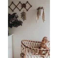 BERMBACH HANDCRAFTED Baby Crib Emil Rattan