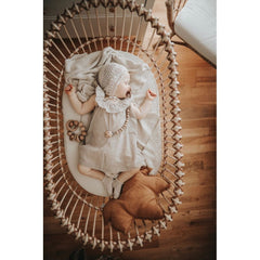 BERMBACH HANDCRAFTED Baby Crib Lola Rattan