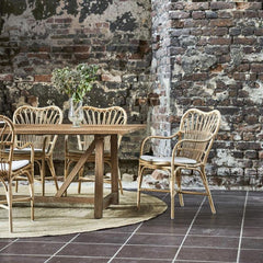 SIKA DESIGN Dining Armchair Margret Rattan