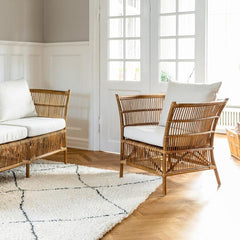 SIKA DESIGN Lounge Armchair Donatello Rattan