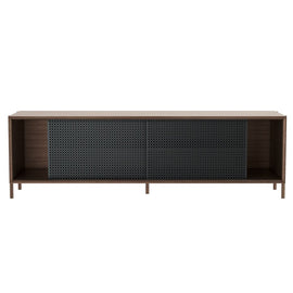 HARTO Sideboard Gabin Walnut Without drawers Slate Grey 162cm