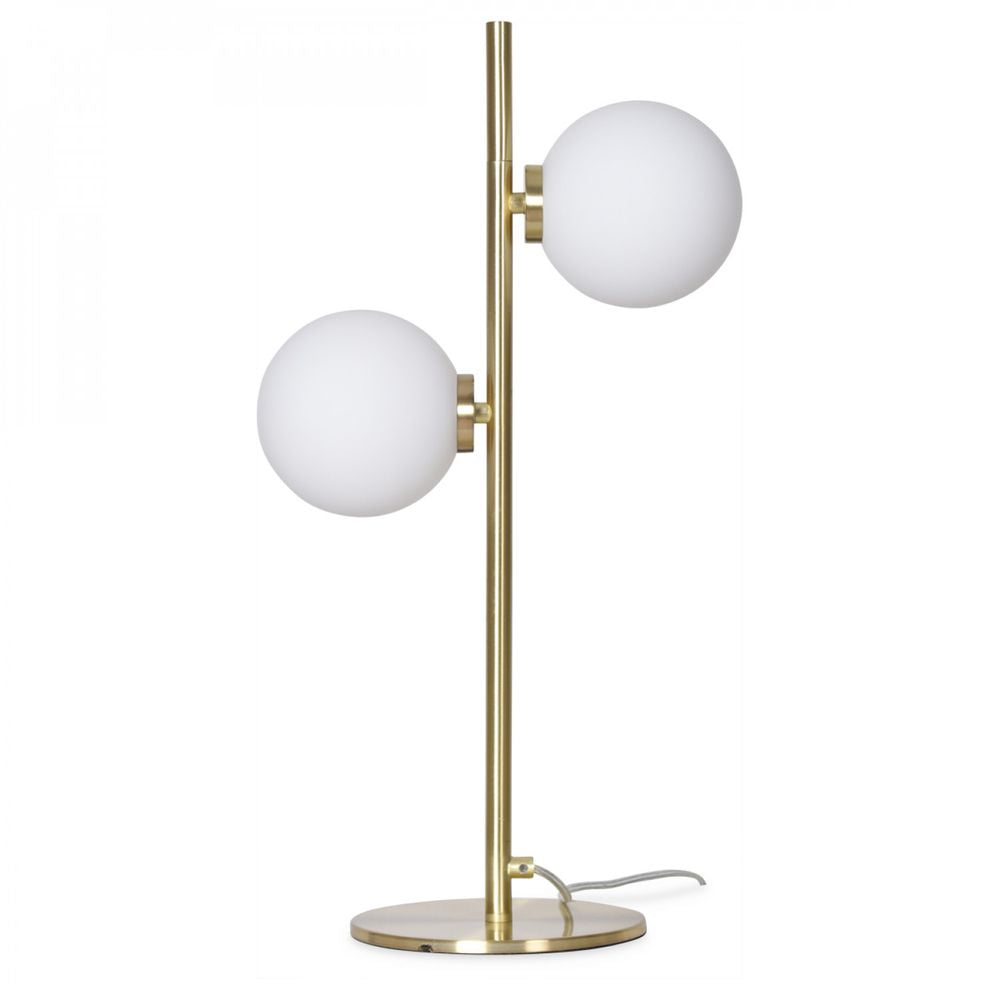 OPJET PARIS Floor Table Lamp Edmond 2 Globes Metal 53cm