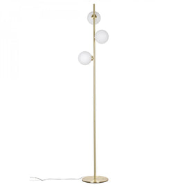 OPJET PARIS Floor Lamp Edmond 3 Globes Brass Metal 152cm