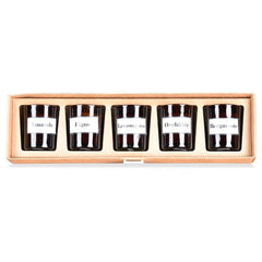 OPJET PARIS Set of 5 Mini Candles Timeless In Glass 5cm