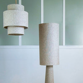 OPJET PARIS Suspension Light Solaire Natural Linen 30cm