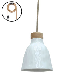 OPJET PARIS Suspension Light Rosinette Ceramic Wood 15cm