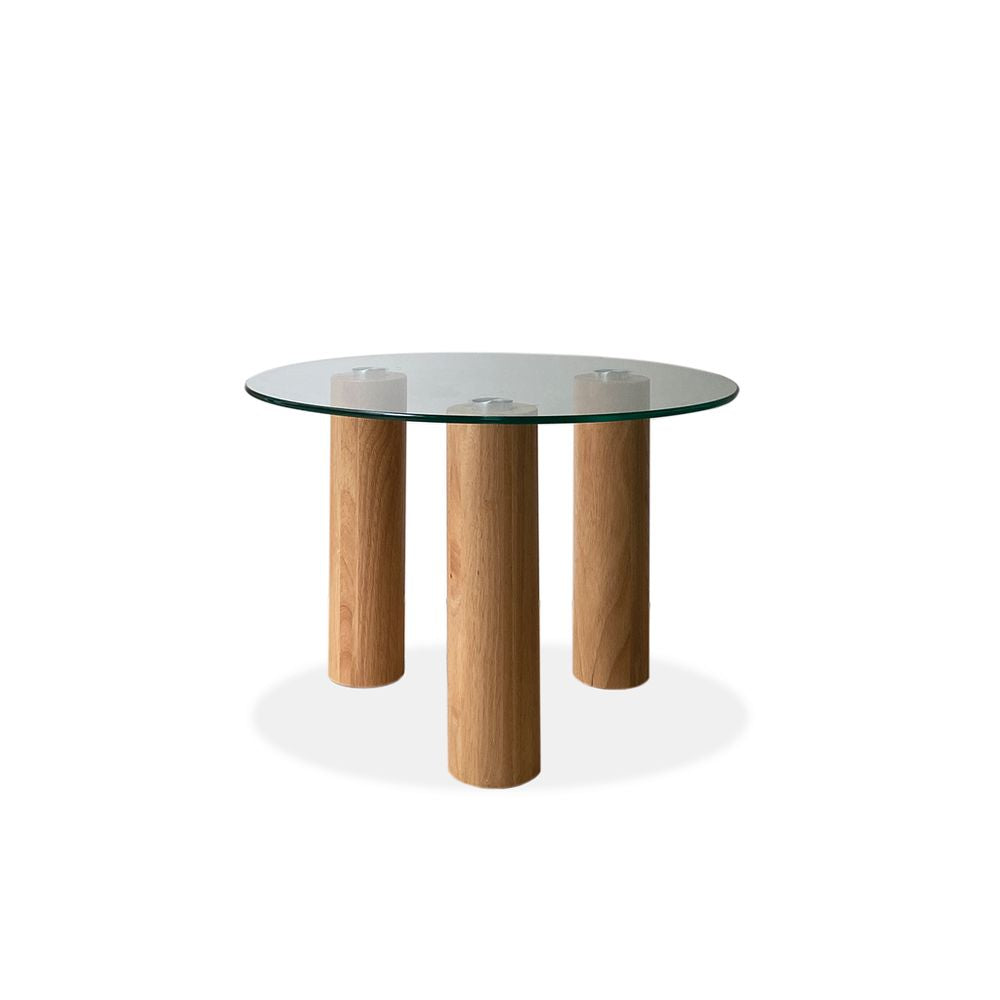 OPJET PARIS Coffee Table Studio Rubberwood & Glass