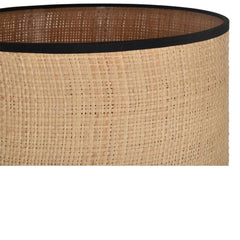 OPJET PARIS Floor Lamp Saturne Caned Raffia 130cm