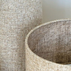 OPJET PARIS Floor Lamp Saturne Natural Linen 130cm