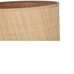 OPJET PARIS Floor Lamp Saturne Caned Raffia 130cm