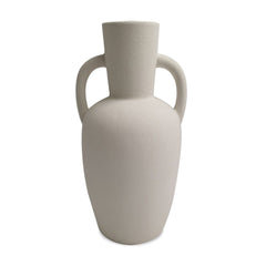OPJET PARIS Textured Ceramic Vase Morma White 25cm